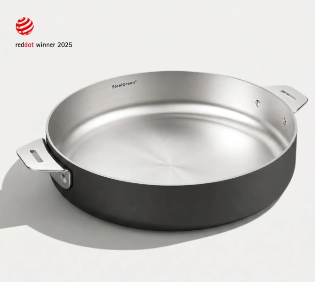 Merveilleuse poêle inox