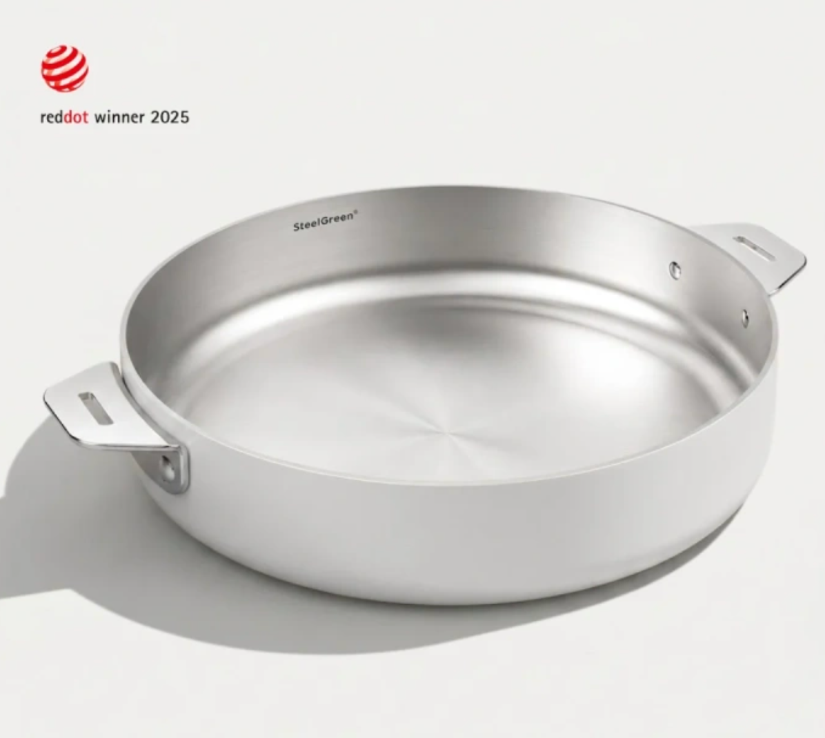 Merveilleuse poêle inox