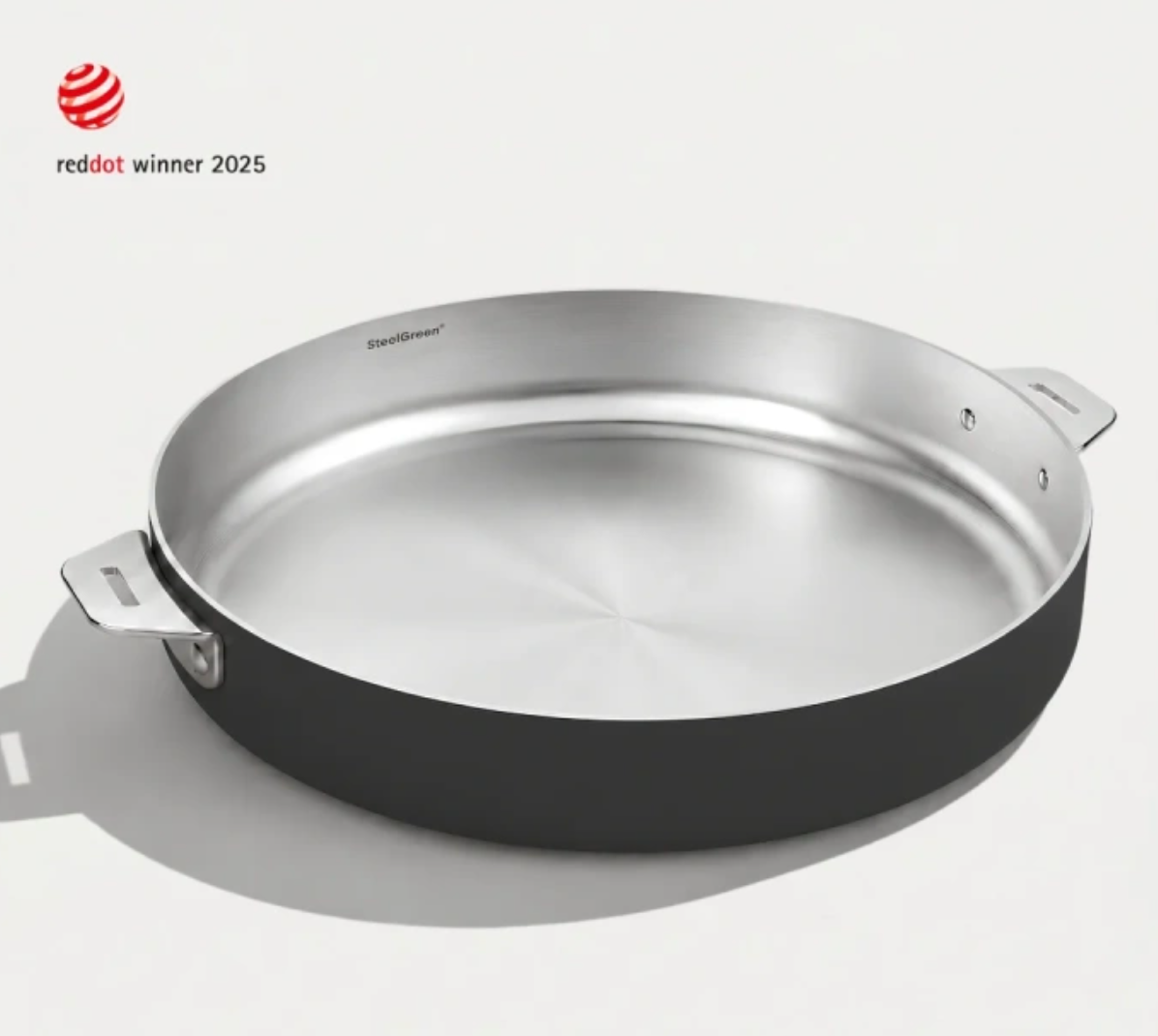 Merveilleuse poêle inox