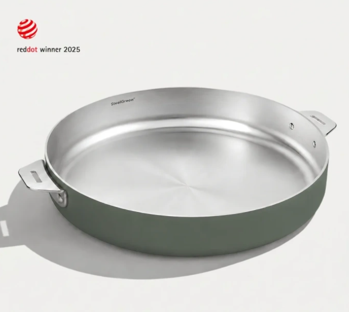 Merveilleuse poêle inox