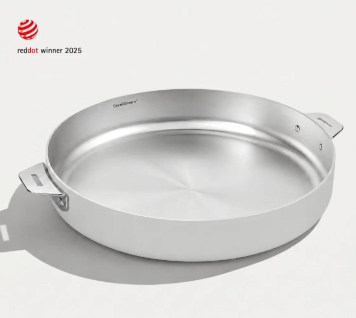 Merveilleuse poêle inox