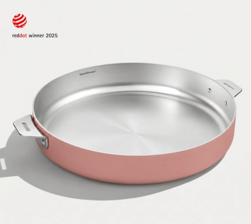 Merveilleuse poêle inox